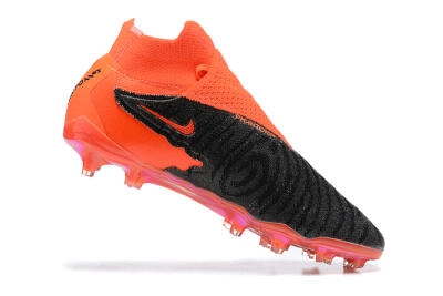 Men's Nike Phantom GX Elite FG Firm Ground High-Tops Football Boots - Orange/Black/Grey