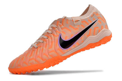Unisex Nike Tiempo Legend 10 Elite TF Artificial Turf Low-Tops Football Shoes - Orange/White/Black