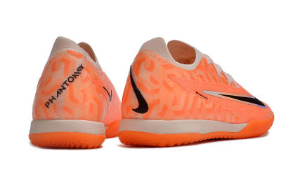 Men's Nike Phantom GX Elite IC Indoor & Futsal Low-Tops Football Shoes - Orange/Black/Purple