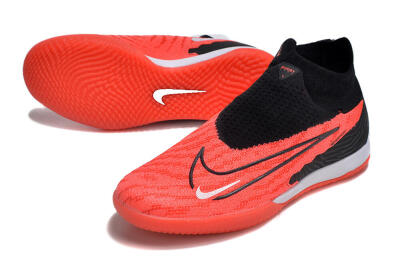 Men's Nike Phantom GX Elite DF Link IC Indoor & Futsal Low-Tops Football Shoes - Red/Black/White