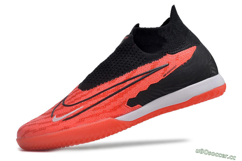Men's Nike Phantom GX Elite DF Link IC Indoor & Futsal Low-Tops Football Shoes - Red/Black/White 5