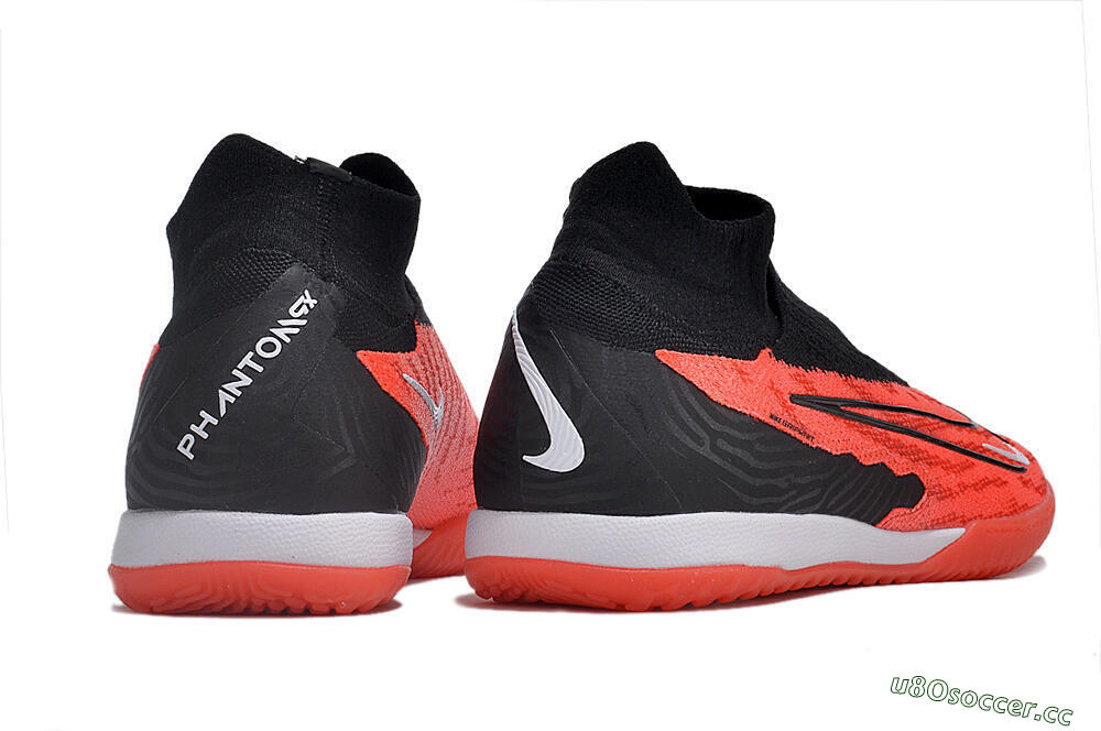 Men's Nike Phantom GX Elite DF Link IC Indoor & Futsal Low-Tops Football Shoes - Red/Black/White 6
