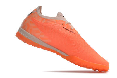 Men's Nike Phantom GX Elite TF Artificial Turf Low-Tops Football Shoes - Orange/Black/Purple