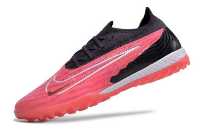 Men's Nike Phantom GX Elite TF Artificial Turf Low-Tops Football Shoes - Pink/White/Black