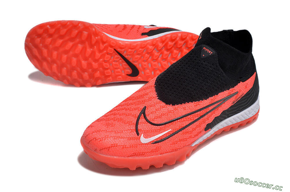 Men's Nike Phantom GX Elite DF Link TF Artificial Turf High-Tops Football Shoes - Red/Black/White 3