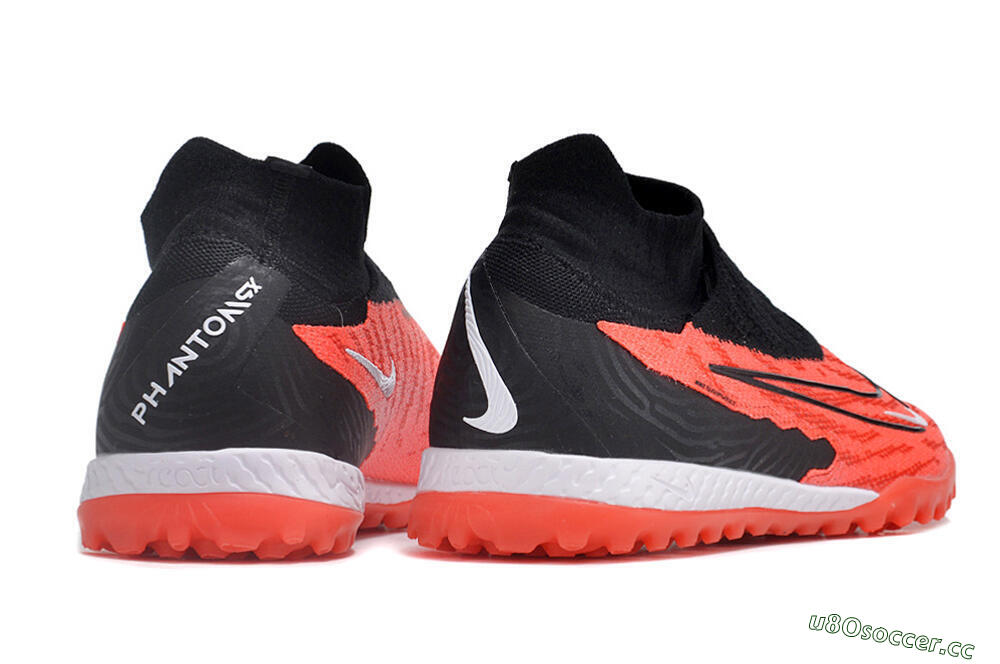 Men's Nike Phantom GX Elite DF Link TF Artificial Turf High-Tops Football Shoes - Red/Black/White 6