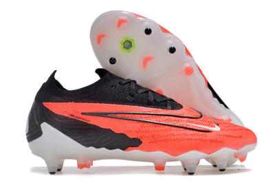 Men's Nike Phantom GX Elite Link Pro SG Soft Ground Low-Tops Football Boots - Red/White/Black