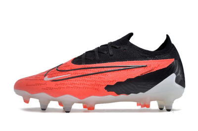 Men's Nike Phantom GX Elite Link Pro SG Soft Ground Low-Tops Football Boots - Red/White/Black