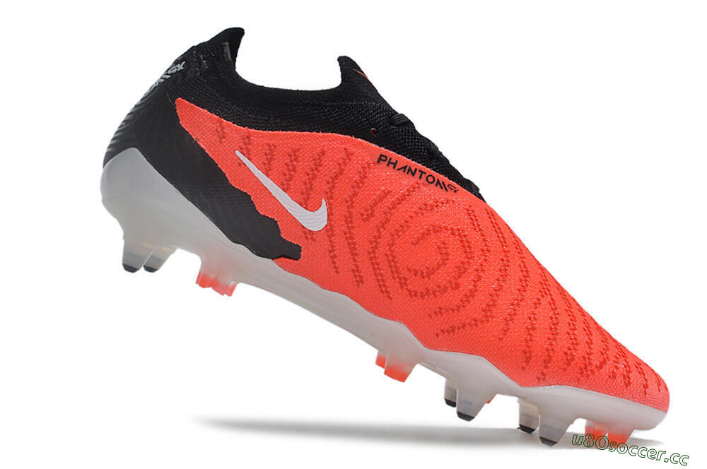 Men's Nike Phantom GX Elite Link Pro SG Soft Ground Low-Tops Football Boots - Red/White/Black 4
