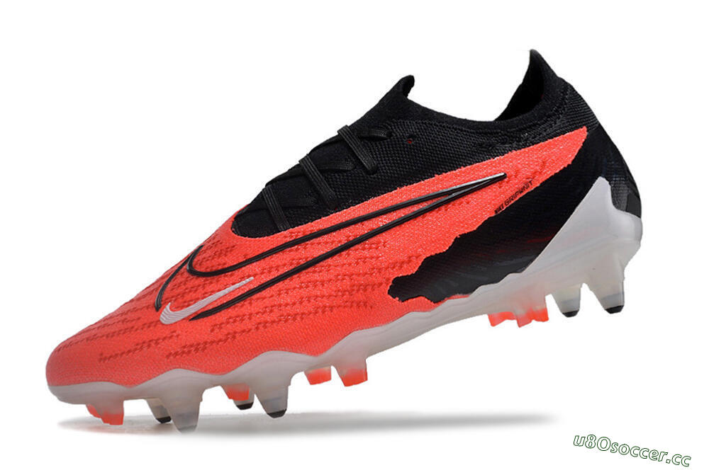 Men's Nike Phantom GX Elite Link Pro SG Soft Ground Low-Tops Football Boots - Red/White/Black 5