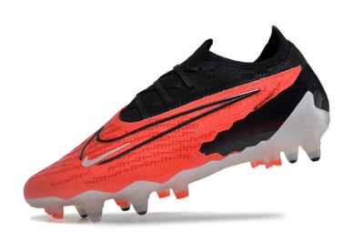 Men's Nike Phantom GX Elite Link Pro SG Soft Ground Low-Tops Football Boots - Red/White/Black
