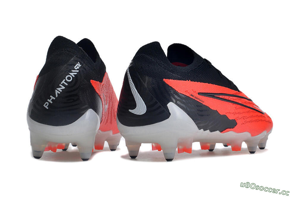 Men's Nike Phantom GX Elite Link Pro SG Soft Ground Low-Tops Football Boots - Red/White/Black 6