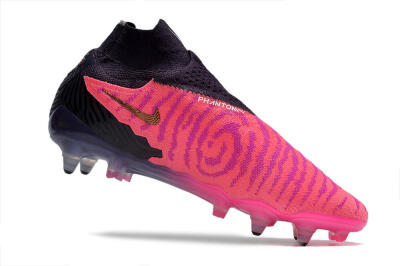 Men's Nike Phantom GX Elite Link Pro SG Soft Ground High-Tops Football Boots - Pink/White/Black