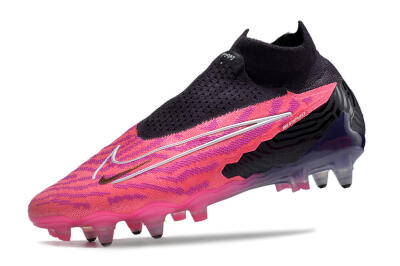 Men's Nike Phantom GX Elite Link Pro SG Soft Ground High-Tops Football Boots - Pink/White/Black