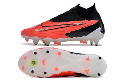 Men's Nike Phantom GX Elite DF Link SG Soft Ground High-Tops Football Boots - Red/White/Black