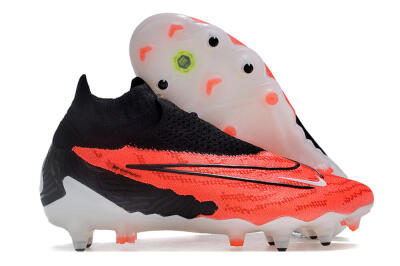 Men's Nike Phantom GX Elite DF Link SG Soft Ground High-Tops Football Boots - Red/White/Black