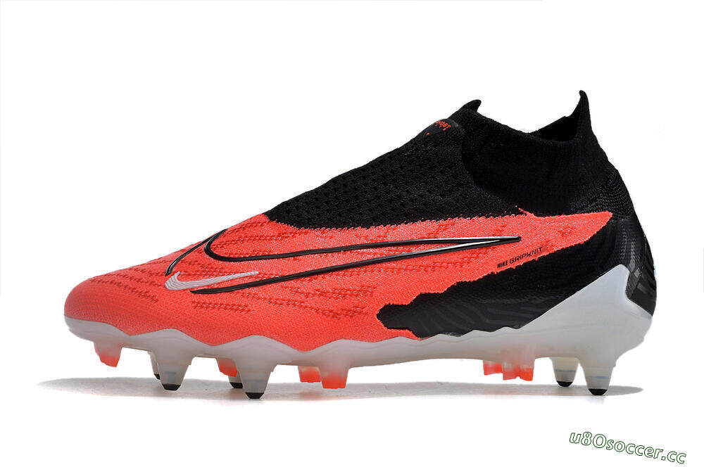 Men's Nike Phantom GX Elite DF Link SG Soft Ground High-Tops Football Boots - Red/White/Black 0