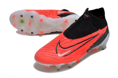 Men's Nike Phantom GX Elite DF Link SG Soft Ground High-Tops Football Boots - Red/White/Black