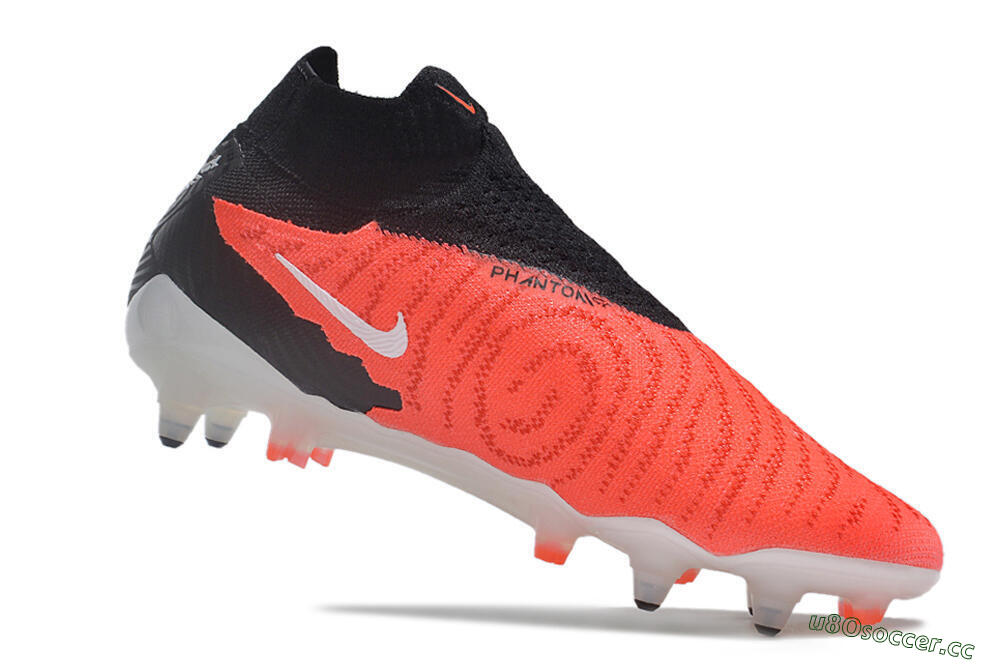 Men's Nike Phantom GX Elite DF Link SG Soft Ground High-Tops Football Boots - Red/White/Black 4