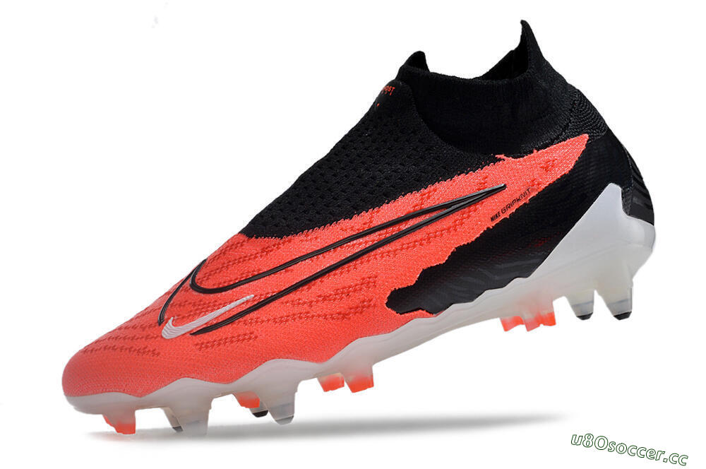 Men's Nike Phantom GX Elite DF Link SG Soft Ground High-Tops Football Boots - Red/White/Black 5