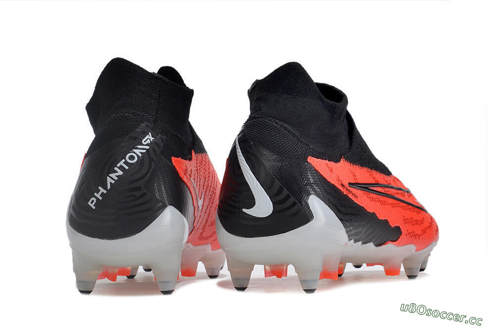 Men's Nike Phantom GX Elite DF Link SG Soft Ground High-Tops Football Boots - Red/White/Black 6