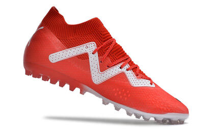 Men's Puma Future Ultimate MG Multi Ground Low-Tops Football Boots - Red/White/Black
