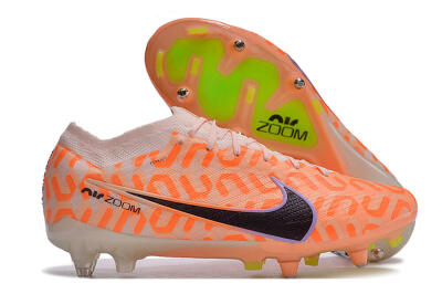 Men's Nike Air Zoom Mercurial Vapor 15 Elite SG Soft Ground Low-Tops Football Boots - Orange/Pink/Black/Purple