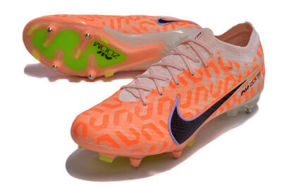 Men's Nike Air Zoom Mercurial Vapor 15 Elite SG Soft Ground Low-Tops Football Boots - Orange/Pink/Black/Purple