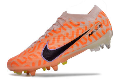 Men's Nike Air Zoom Mercurial Vapor 15 Elite SG Soft Ground Low-Tops Football Boots - Orange/Pink/Black/Purple