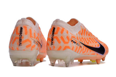 Men's Nike Air Zoom Mercurial Vapor 15 Elite SG Soft Ground Low-Tops Football Boots - Orange/Pink/Black/Purple
