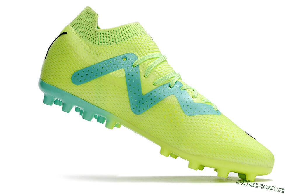 Men's Puma Future Ultimate MG Multi Ground Low-Tops Football Boots - Yellow/Blue 7