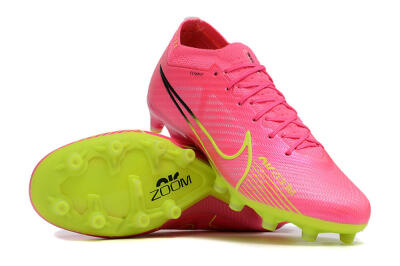 Men's Nike Air Zoom Mercurial Vapor 15 Elite FG Firm Ground Low-Tops Football Boots - Red/Yellow/Black