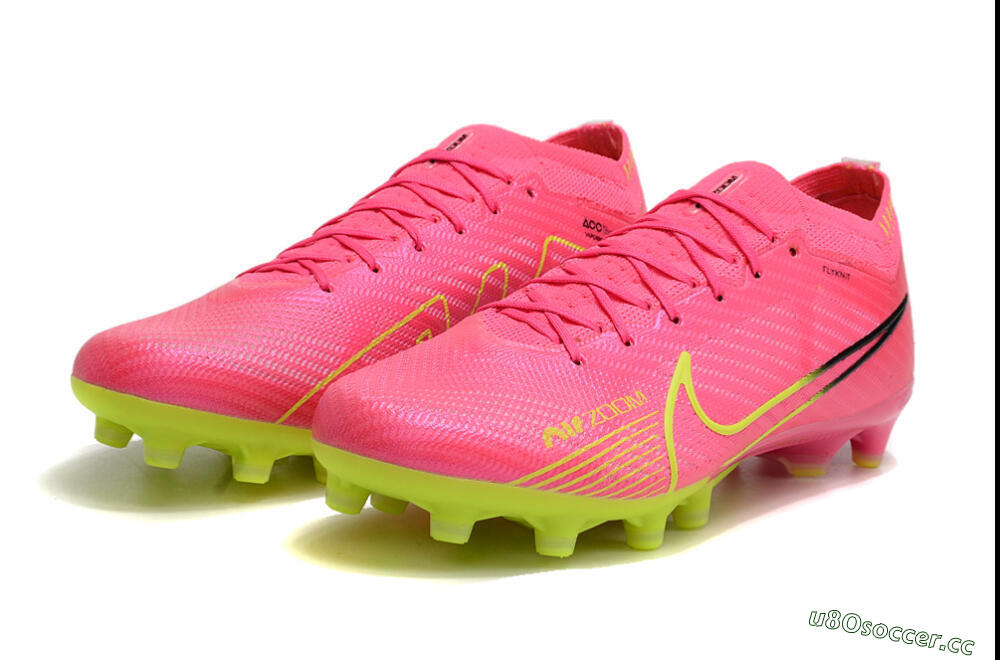 Men's Nike Air Zoom Mercurial Vapor 15 Elite FG Firm Ground Low-Tops Football Boots - Red/Yellow/Black 5
