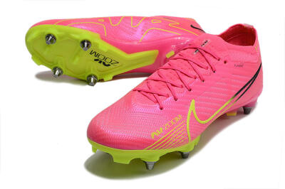 Men's Nike Air Zoom Mercurial Vapor 15 Elite SG Soft Ground Low-Tops Football Boots - Red/Yellow/Black