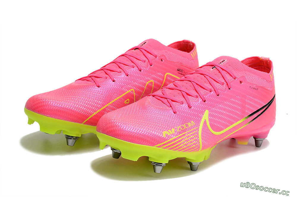 Men's Nike Air Zoom Mercurial Vapor 15 Elite SG Soft Ground Low-Tops Football Boots - Red/Yellow/Black 5