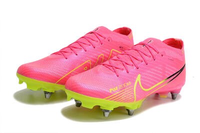 Men's Nike Air Zoom Mercurial Vapor 15 Elite SG Soft Ground Low-Tops Football Boots - Red/Yellow/Black