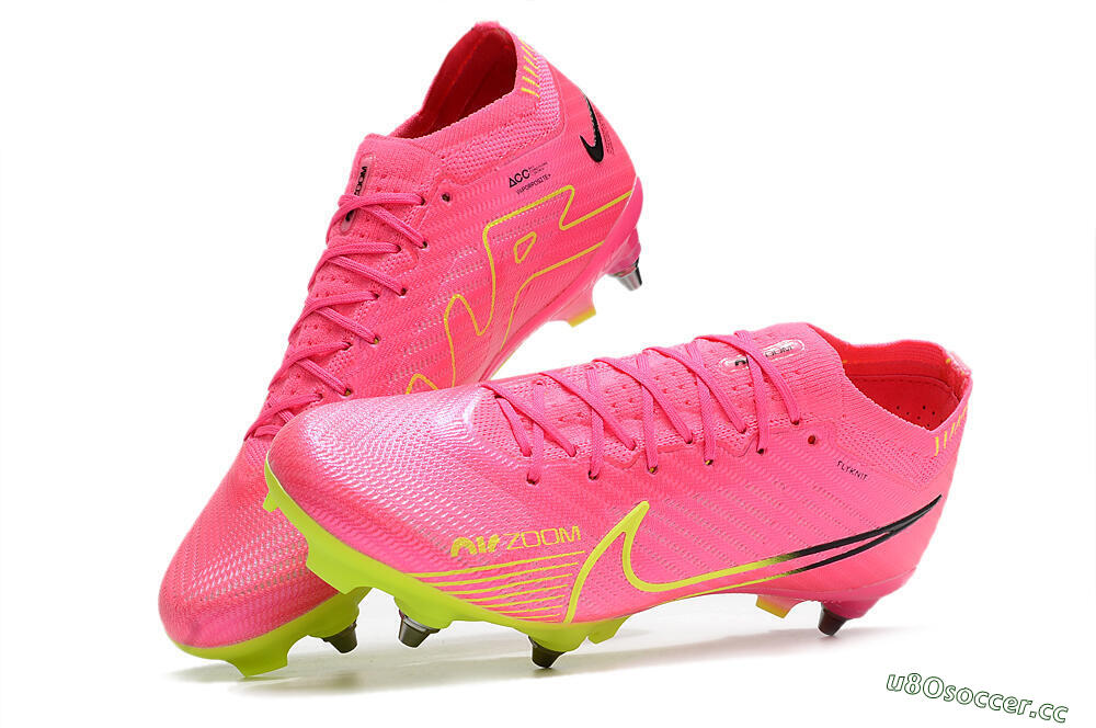 Men's Nike Air Zoom Mercurial Vapor 15 Elite SG Soft Ground Low-Tops Football Boots - Red/Yellow/Black 6