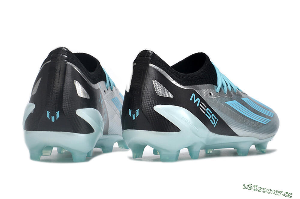 Unisex Adidas X Speedportal .1 2022 World Cup Boots FG Firm Ground Low-Tops Football Boots - Silver/Blue/Black 6