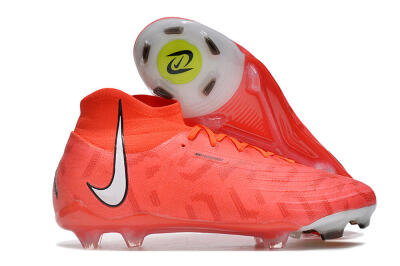 Men's Nike Phantom Luna Elite FG Firm Ground High-Tops Football Boots - Pink/White/Black