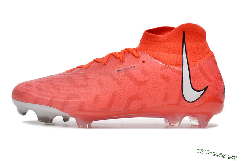 Men's Nike Phantom Luna Elite FG Firm Ground High-Tops Football Boots - Pink/White/Black 0