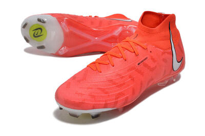 Men's Nike Phantom Luna Elite FG Firm Ground High-Tops Football Boots - Pink/White/Black