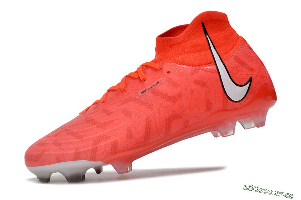 Men's Nike Phantom Luna Elite FG Firm Ground High-Tops Football Boots - Pink/White/Black 5