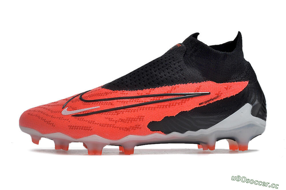 Men's Nike Phantom GX Elite FG Firm Ground High-Tops Football Boots - Red/Black/White 0