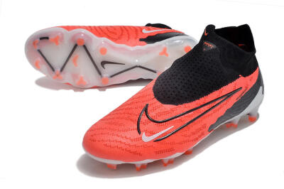 Men's Nike Phantom GX Elite FG Firm Ground High-Tops Football Boots - Red/Black/White