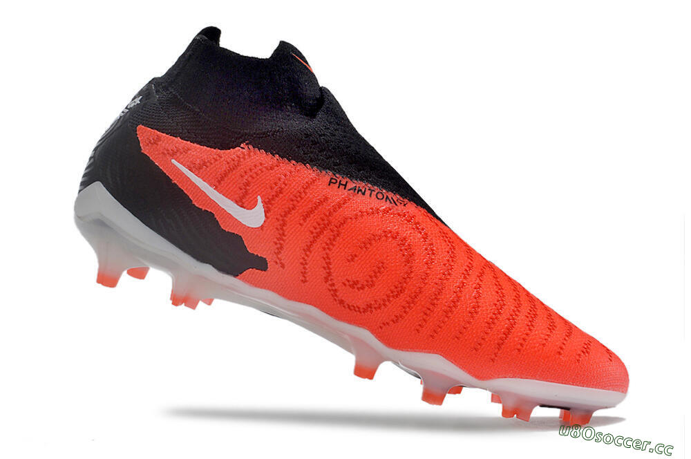 Men's Nike Phantom GX Elite FG Firm Ground High-Tops Football Boots - Red/Black/White 4