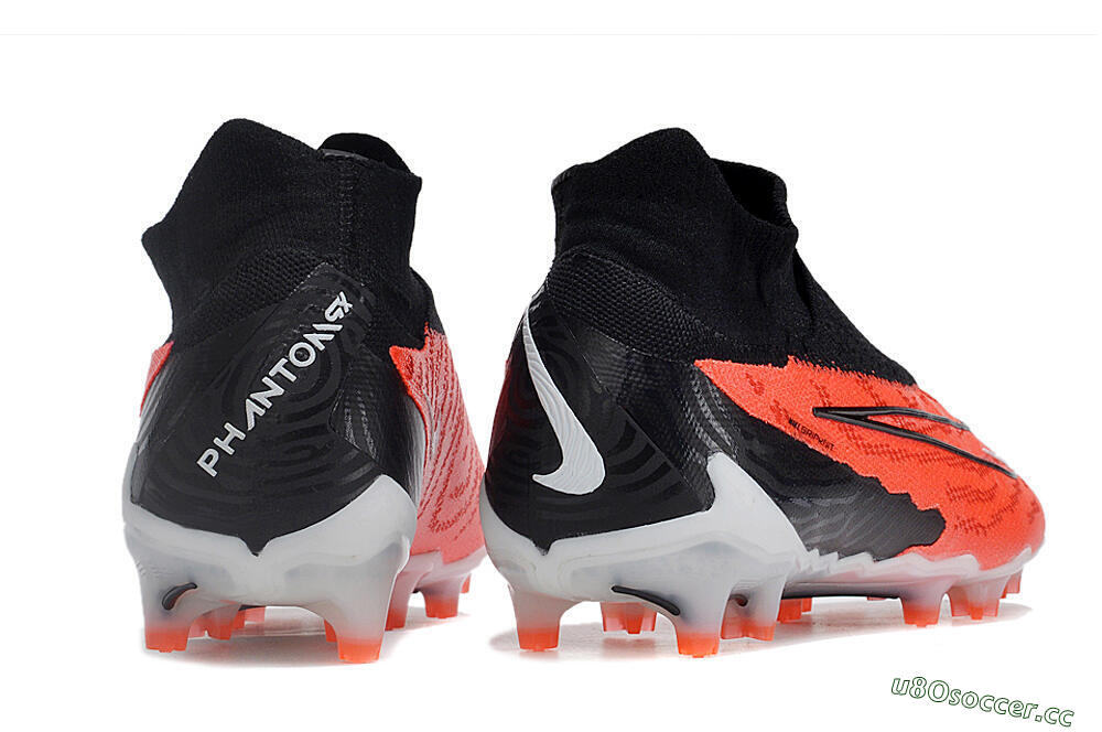 Men's Nike Phantom GX Elite FG Firm Ground High-Tops Football Boots - Red/Black/White 6