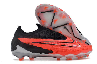 Men's Nike Phantom GX Elite FG Firm Ground Low-Tops Football Boots - Red/Black/White