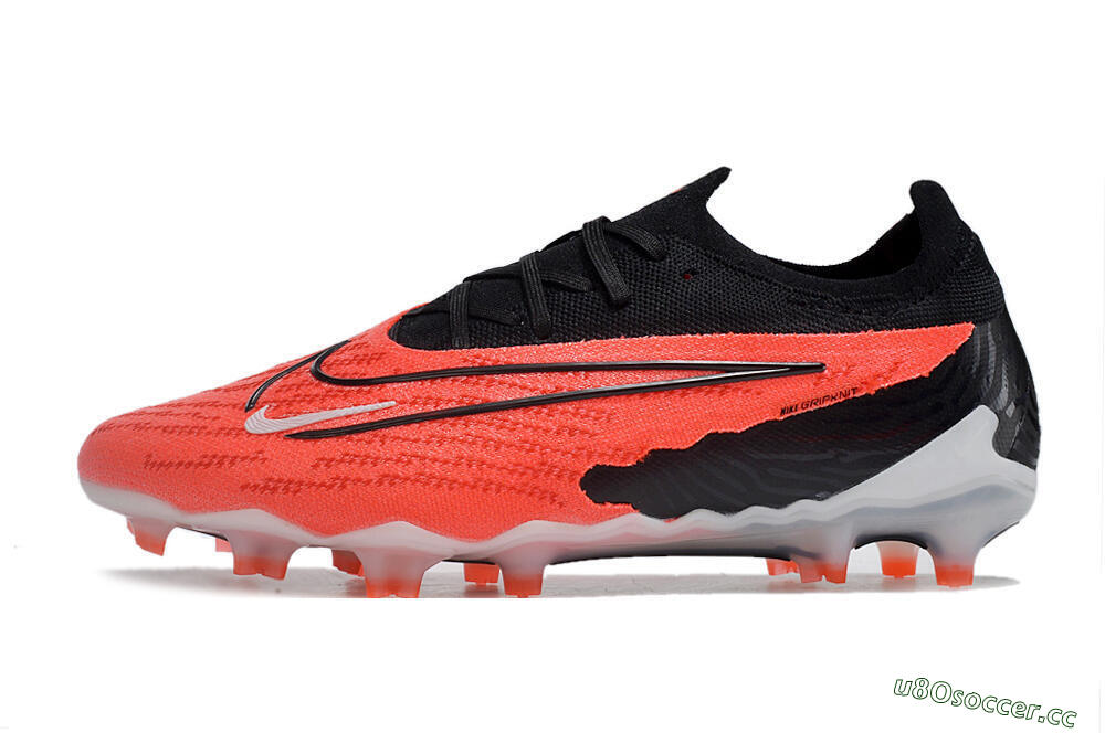 Men's Nike Phantom GX Elite FG Firm Ground Low-Tops Football Boots - Red/Black/White 0