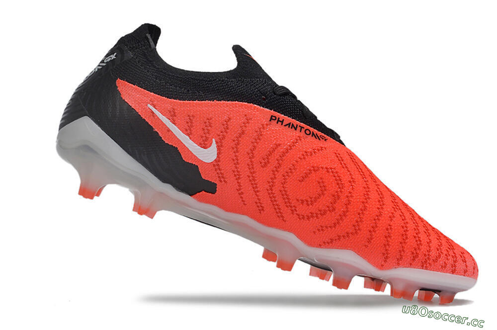 Men's Nike Phantom GX Elite FG Firm Ground Low-Tops Football Boots - Red/Black/White 4