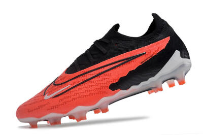Men's Nike Phantom GX Elite FG Firm Ground Low-Tops Football Boots - Red/Black/White